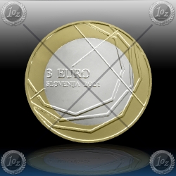 3 EVRO SLOVENIJA 2021 (ŠKOFJELOŠKI PASIJON) UNC